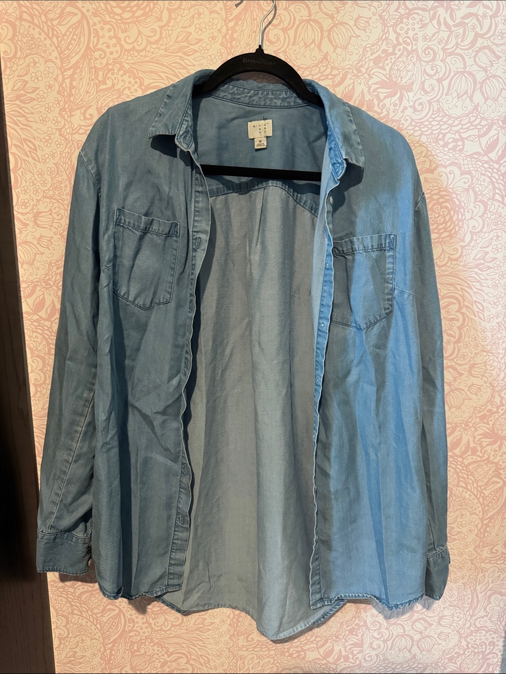 a new day Light Blue Denim Shirt Jacket